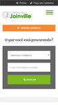 Mobile Screenshot of classificadosjoinville.com.br